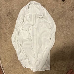 White button down